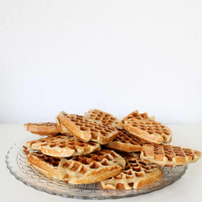 receta waffles en casa rápida y saludable. Receta saludable