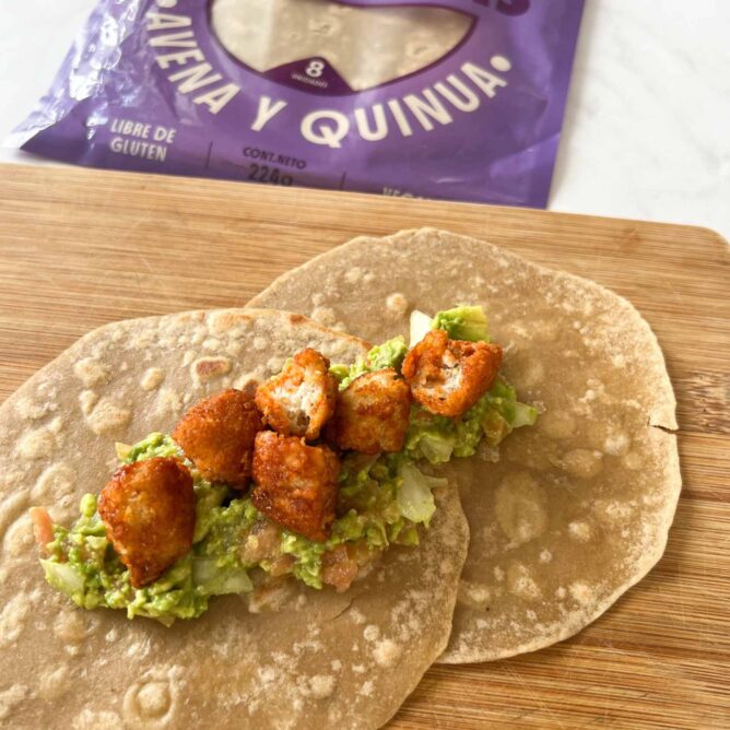 receta de burritos con pollo fácil y rápida