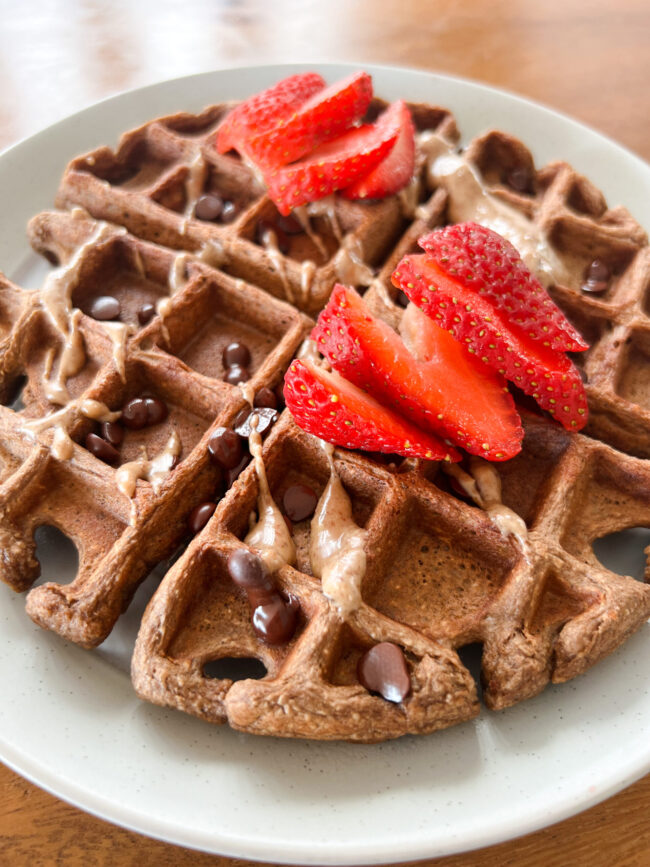 waffles de avena receta saludable sin gluten ecuador