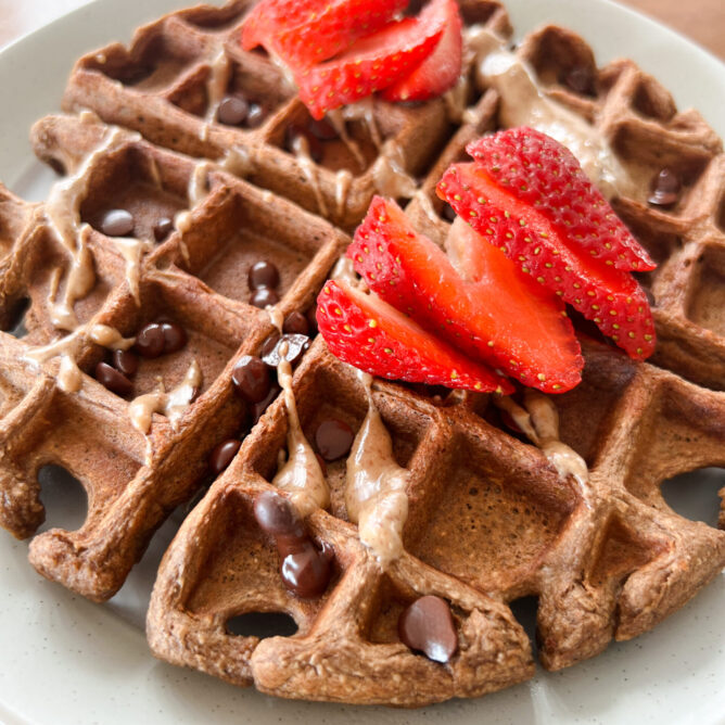 waffles de avena receta saludable sin gluten ecuador