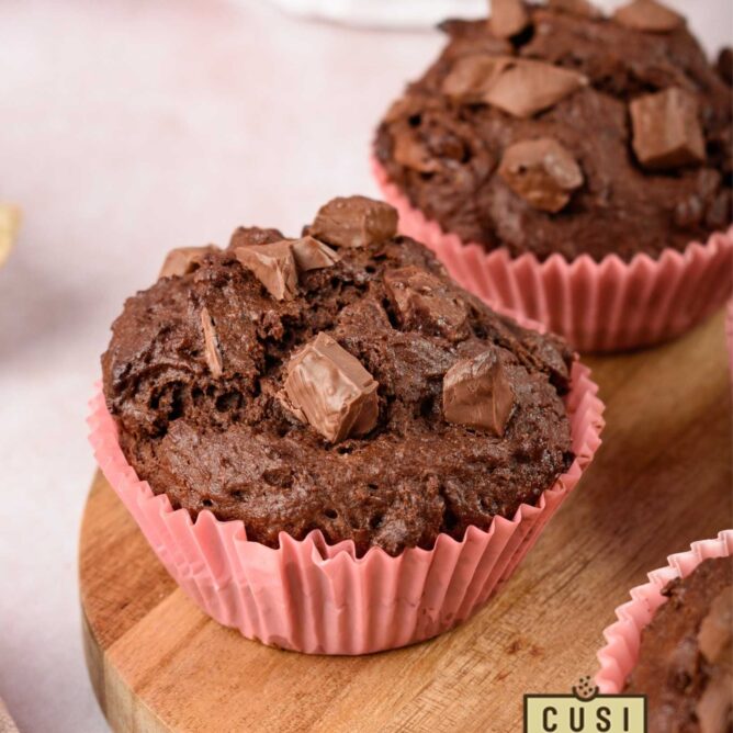 muffins de chocolate receta casera