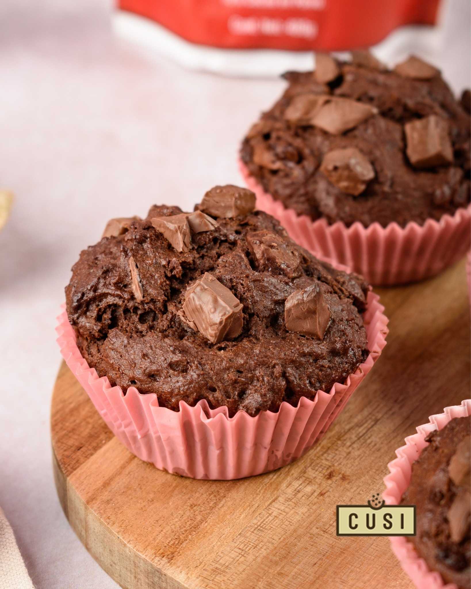 muffins de chocolate receta casera