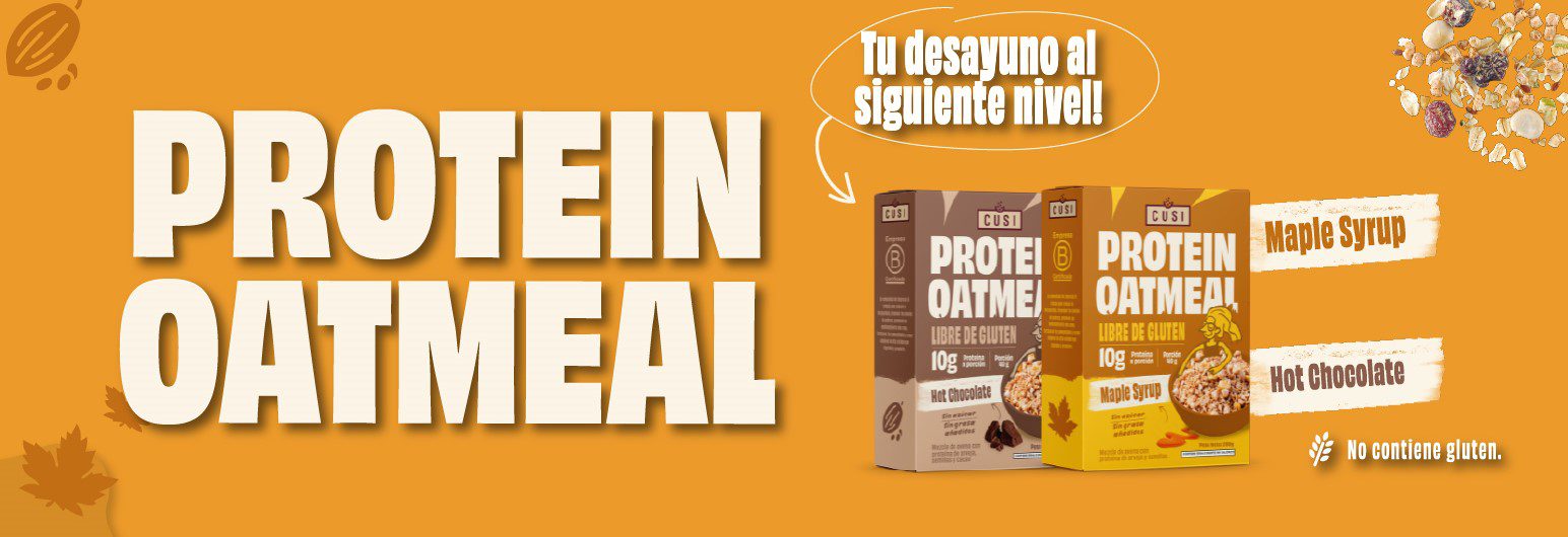 productos CUSI protein oatmeal avena con proteine