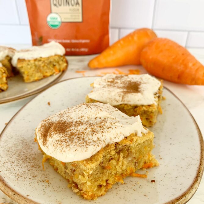 torta de zanahoria y avena