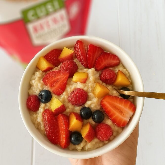 avena con frutas